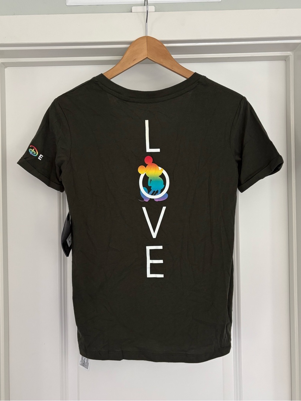 NWT Disney Pride Collection Love V-Neck Top XS